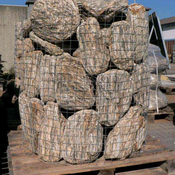 Dekorační kámen omílaný zkamenělé dřevo